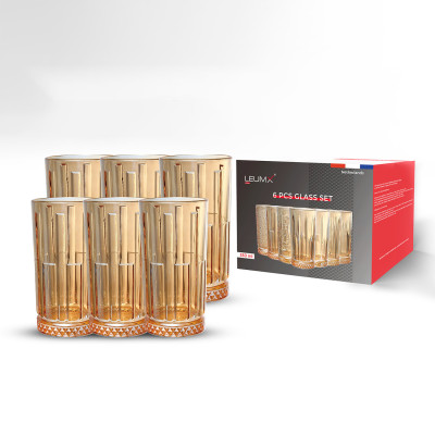 مجموعة أكواب زجاجية مكونة من 6 قطع I G80C
