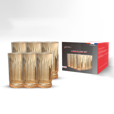 مجموعة أكواب زجاجية مكونة من 6 قطع I G80F