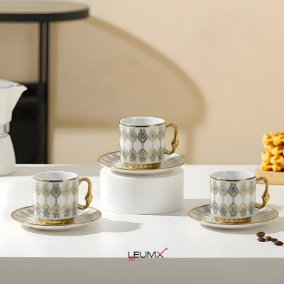 Cup & Saucer Set – 6 PCS