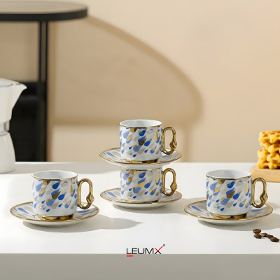 Cup & Saucer Set – 6 PCS