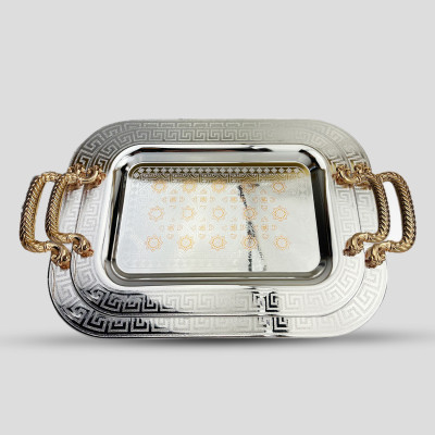 Vergulde schaal 2 stuks I 2214S