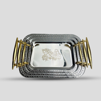 Überzogenes Tablett 3 Stück I 1505F