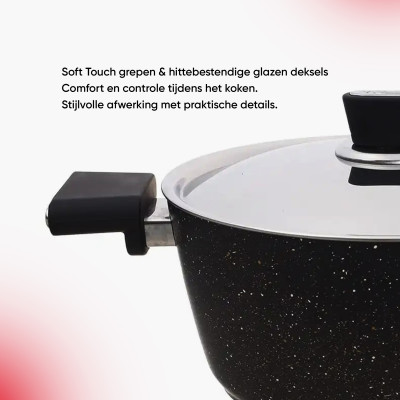Casserole Set Black I G56