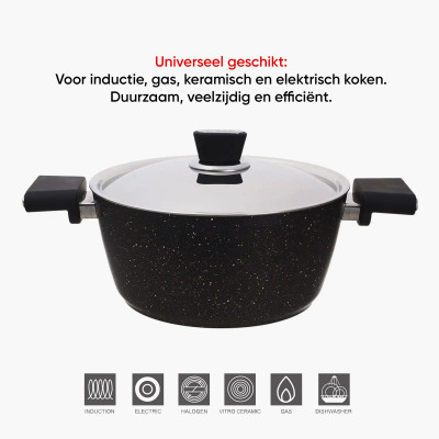 Casserole Set Black I G56