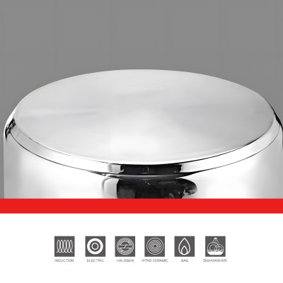 Schnellkochtopf 15L Silber I AA104