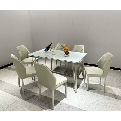 Eettafel met 6 stoelen | P132