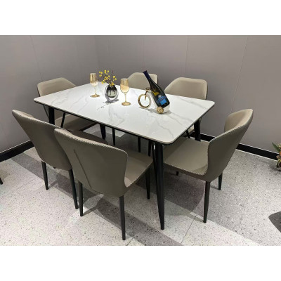 Eettafel met 6 stoelen | P130