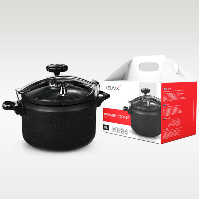 Snelkookpan 11L Graniet Zwart I S39