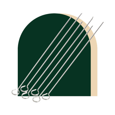 BBQ-spiesen 4*4*50 cm / 6 stuks | G42