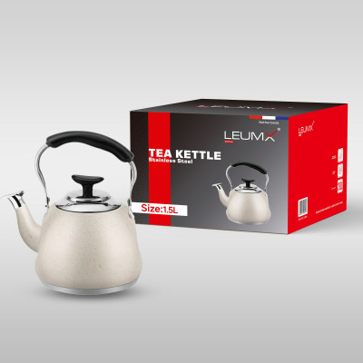 Theepot 1,5L MET FILTER WITTE KLEUR