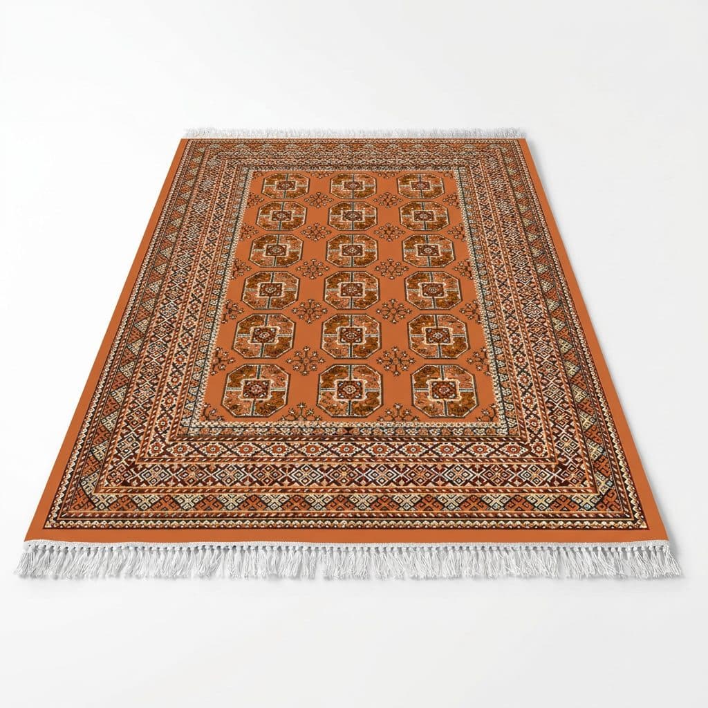سجادة مخملية ١٠٠×٣٠٠ سم — بخارى تيراكوتا — VR20-100X300 · قريباً