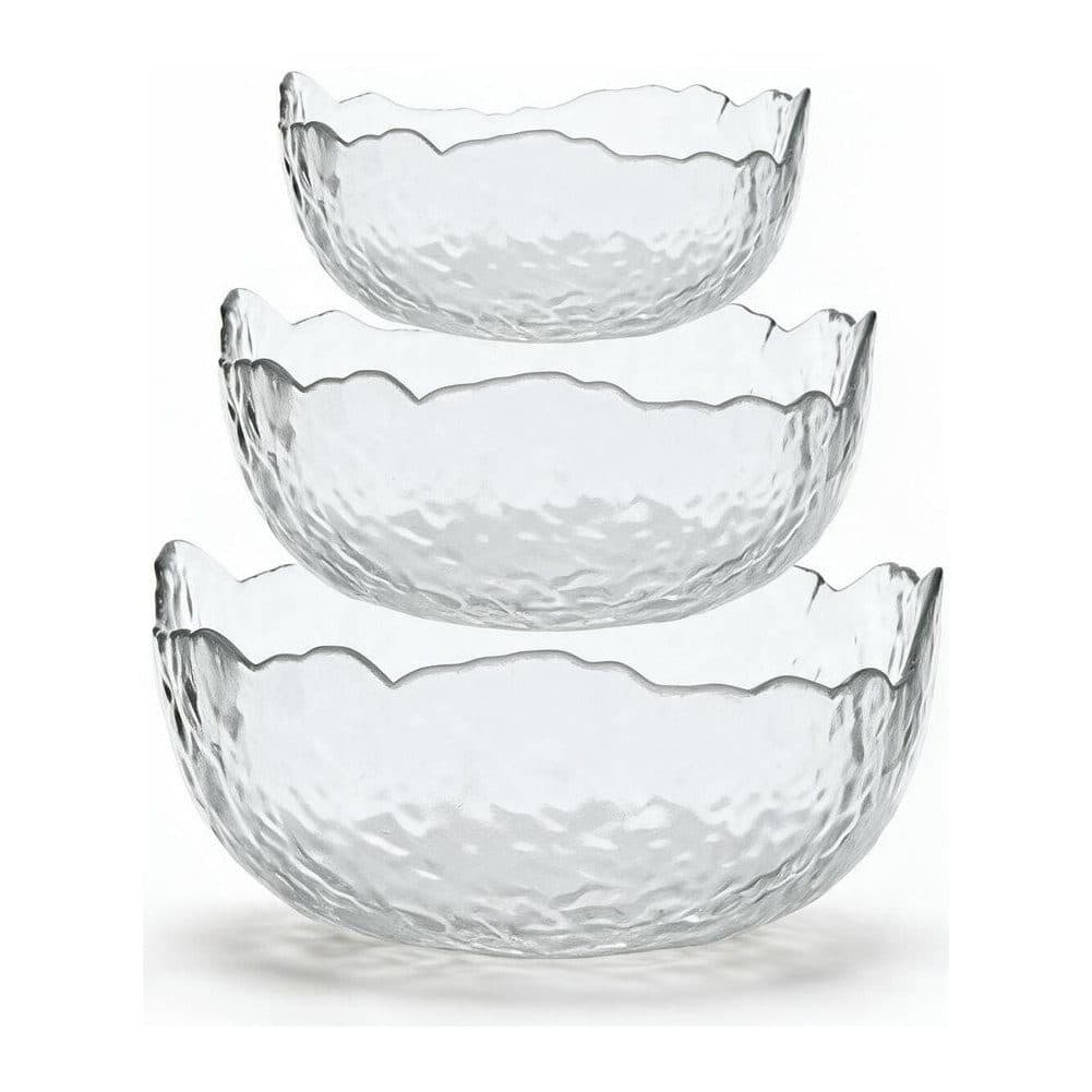 Glas-Salatschüssel-Set 3-teilig — groß · Geschirr