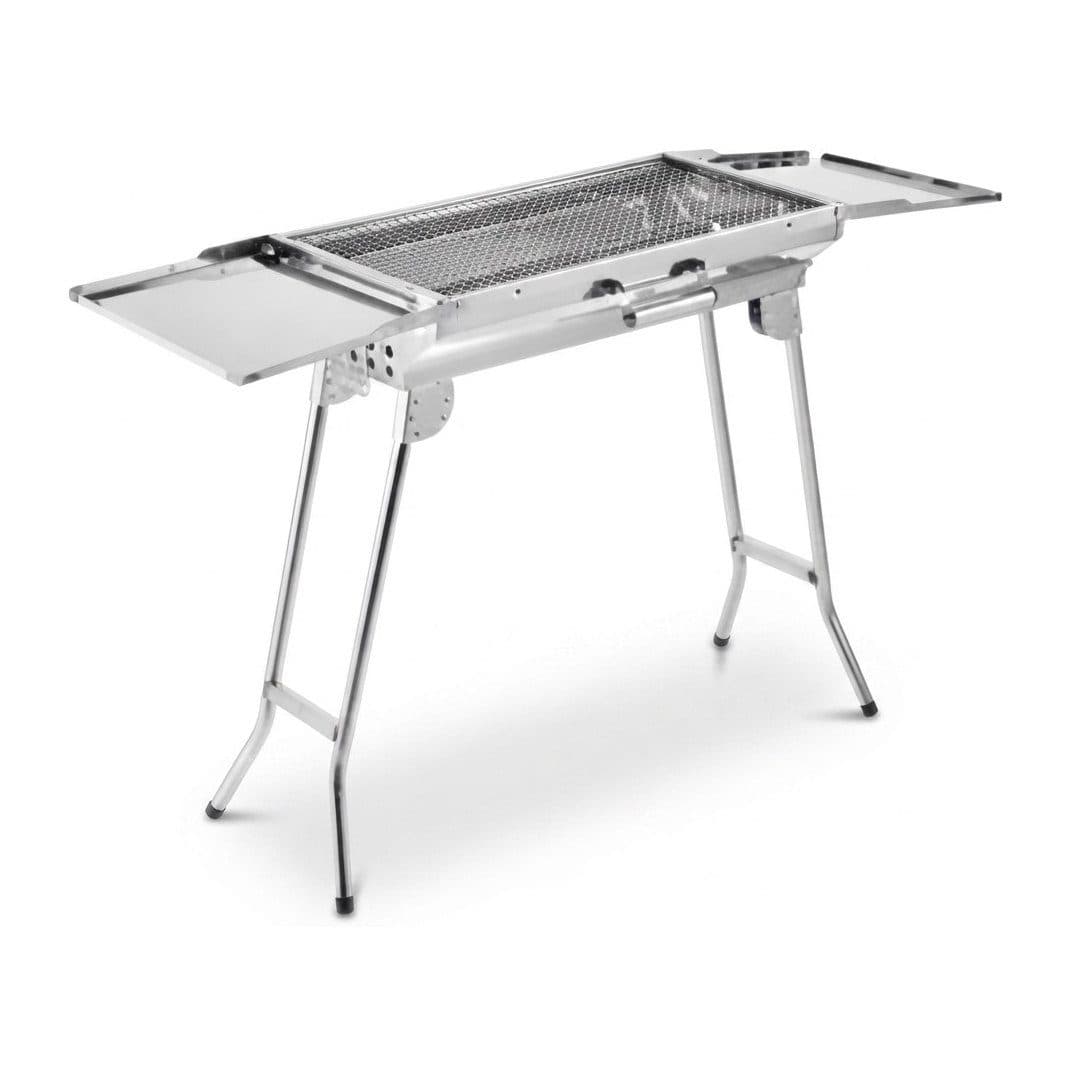 Holzkohlegrill 69×32,5×64 cm — silber — JH-1085 · Haushaltsgeräte