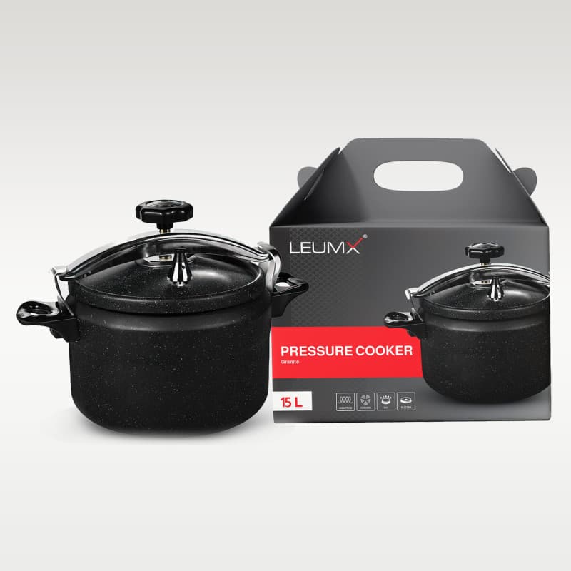 Leumx pressure cooker black 15 L · Kitchenware