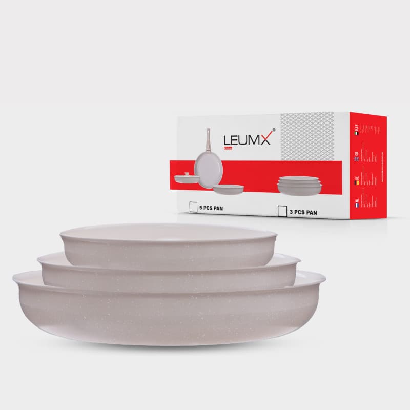 Leumx 3 pcs set white · أدوات المطبخ