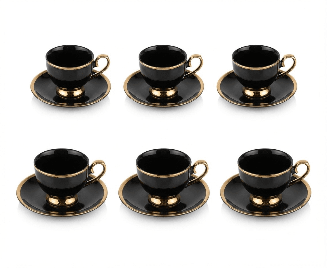 Coffee cup set 6+6 · Drinkware