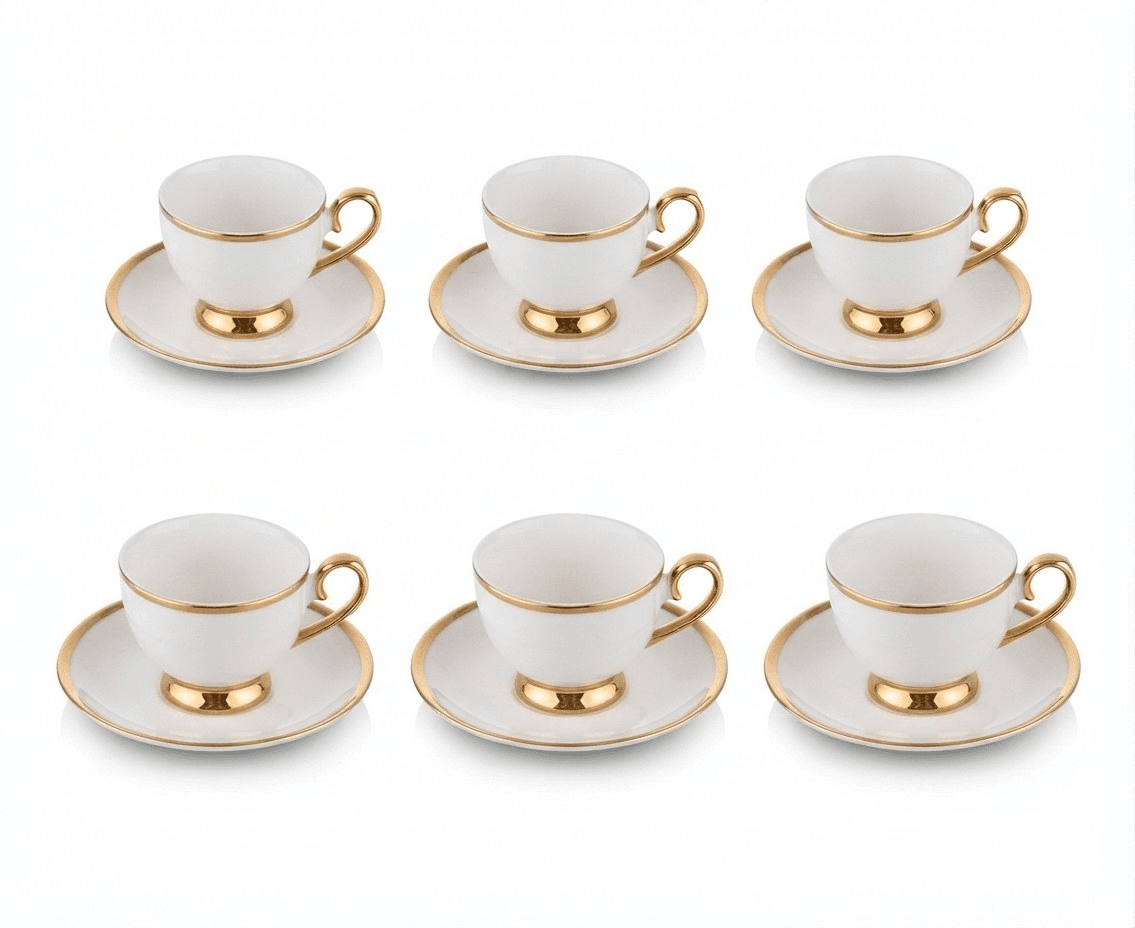 Coffee cup set 6+6 · Drinkware