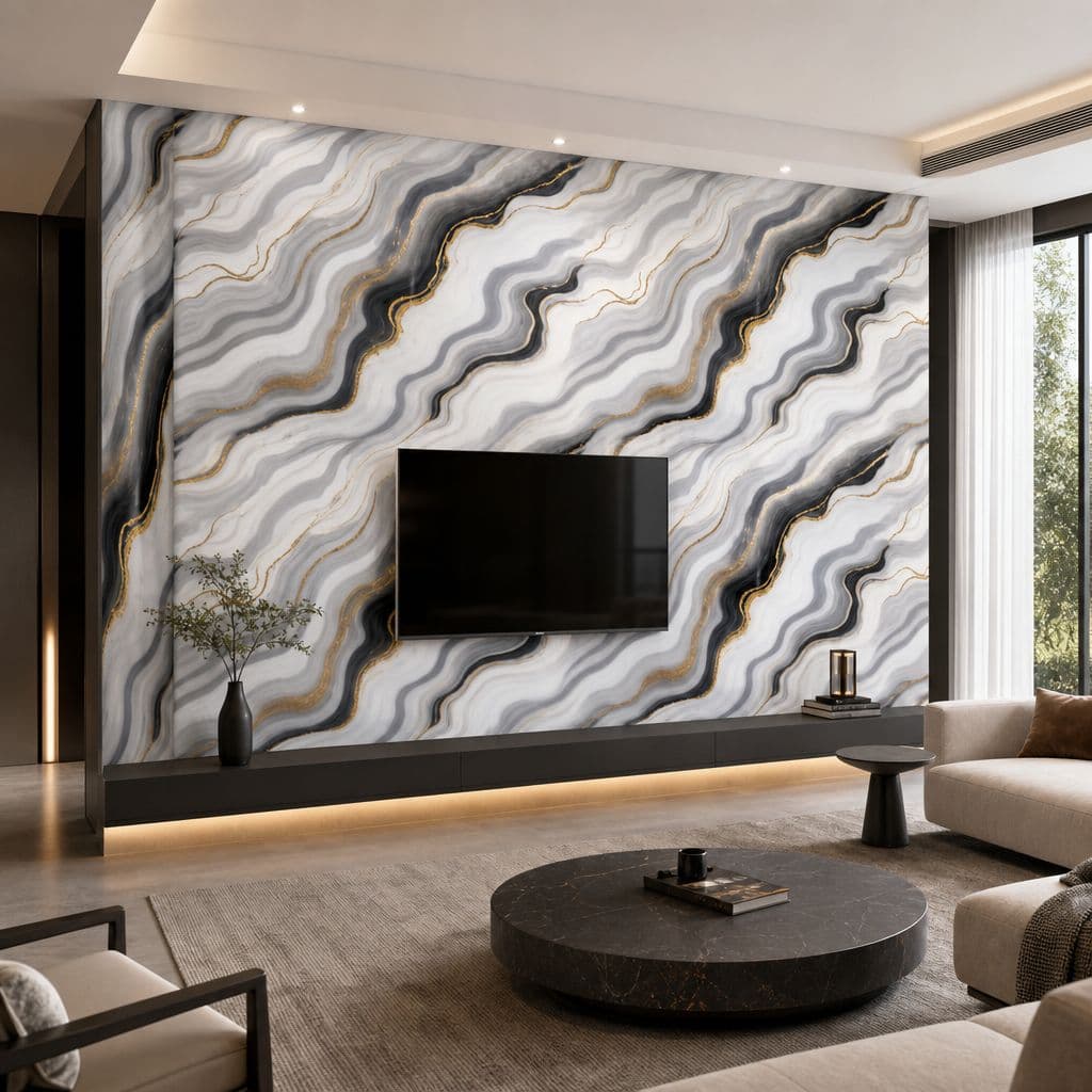 3D Wall Sticker Panel 60×60 cm — CLS-185 · Woondecoratie