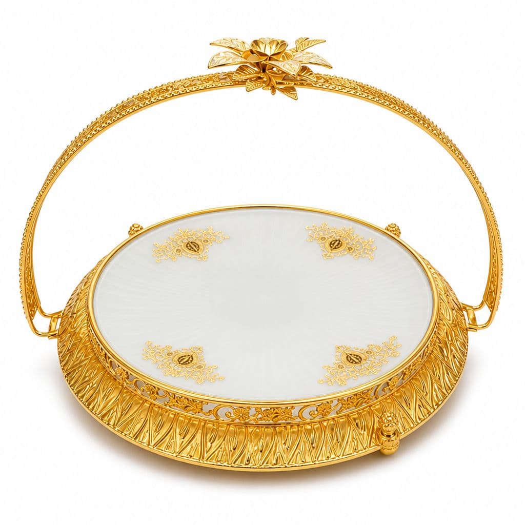 Serving Dish with Lid 1609-L — Round · Servies