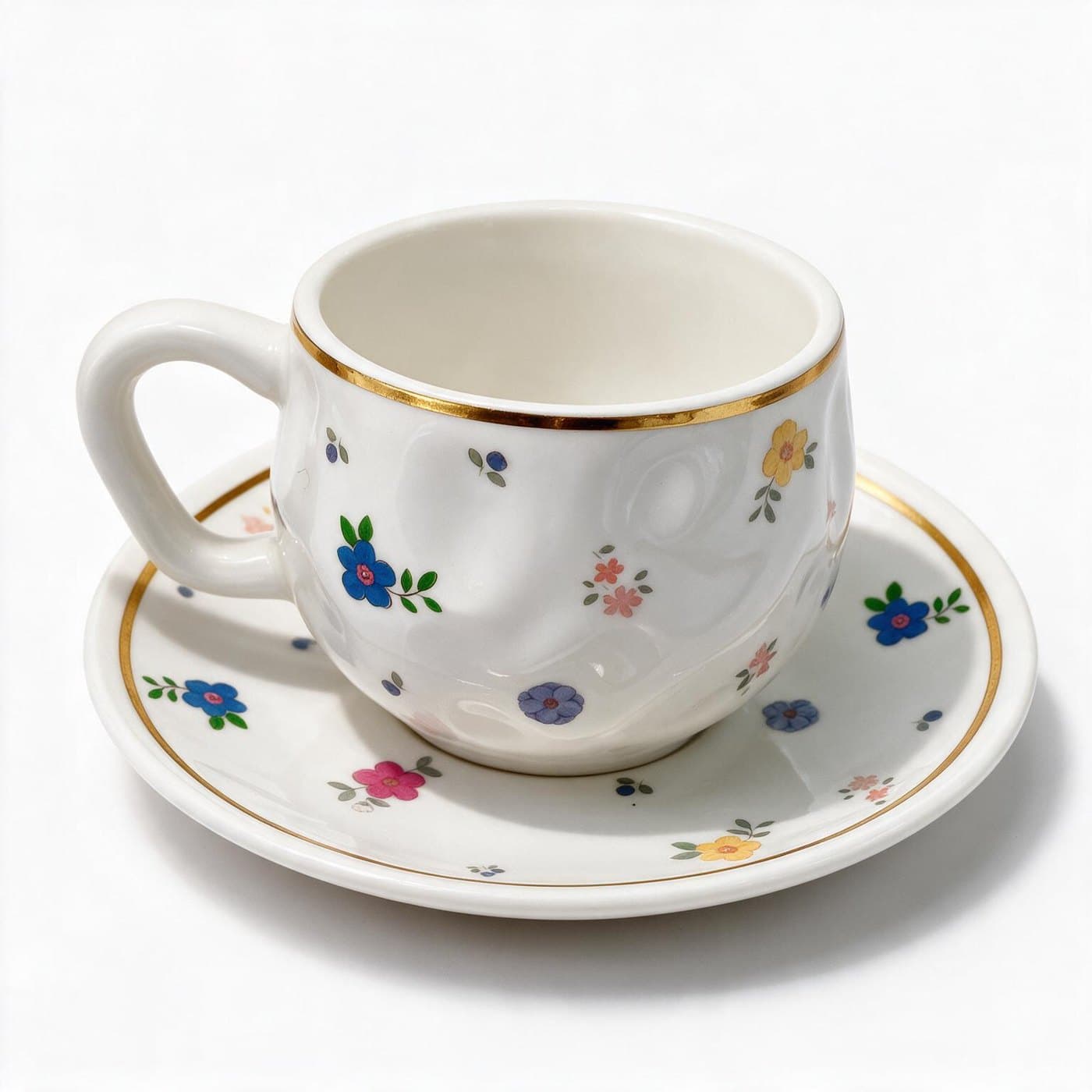 12-Pc Cup & Saucer Set (6+6) — Design 2 · Drinkware