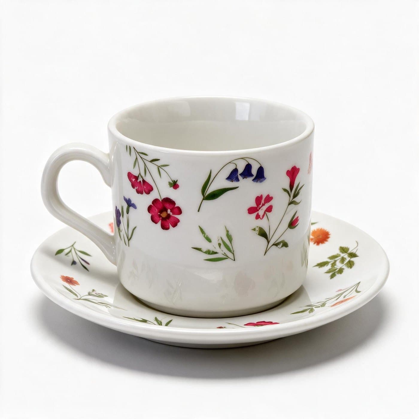 12-Pc Cup & Saucer Set (6+6) — Design 7 · Drinkware