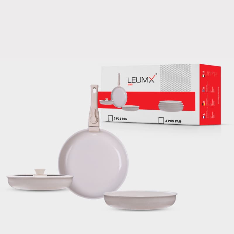 Leumx 5 pcs set white · أدوات المطبخ