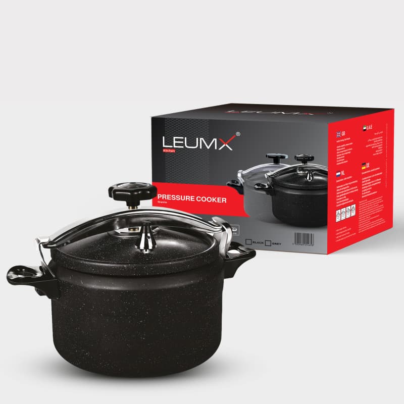 Leumx pressure cooker black 7 L · Kitchenware