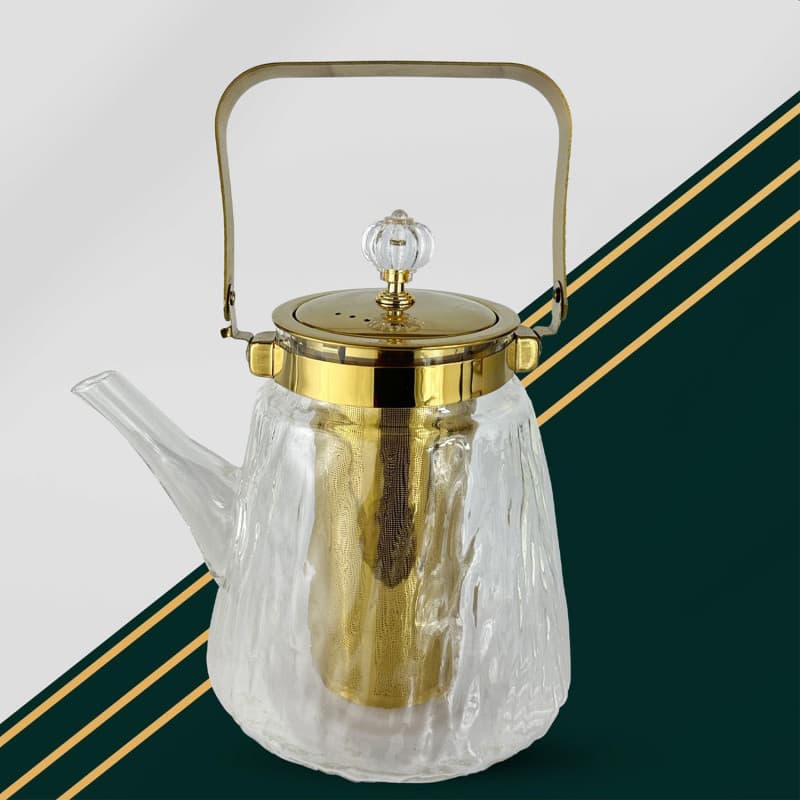 Glass teapot 1200 ml · Drinkware