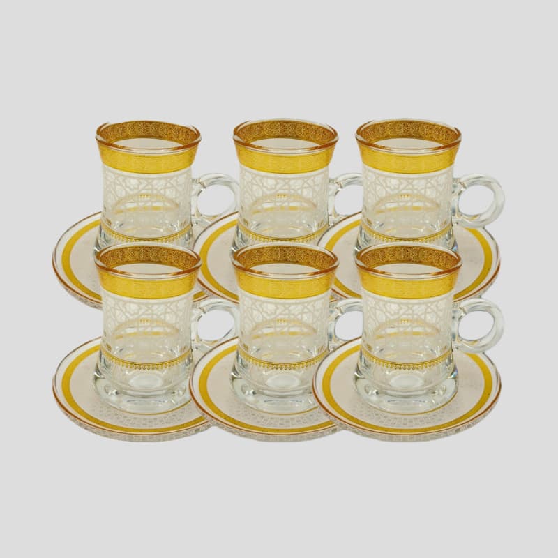 Tea cup set 6 pcs · Drinkware