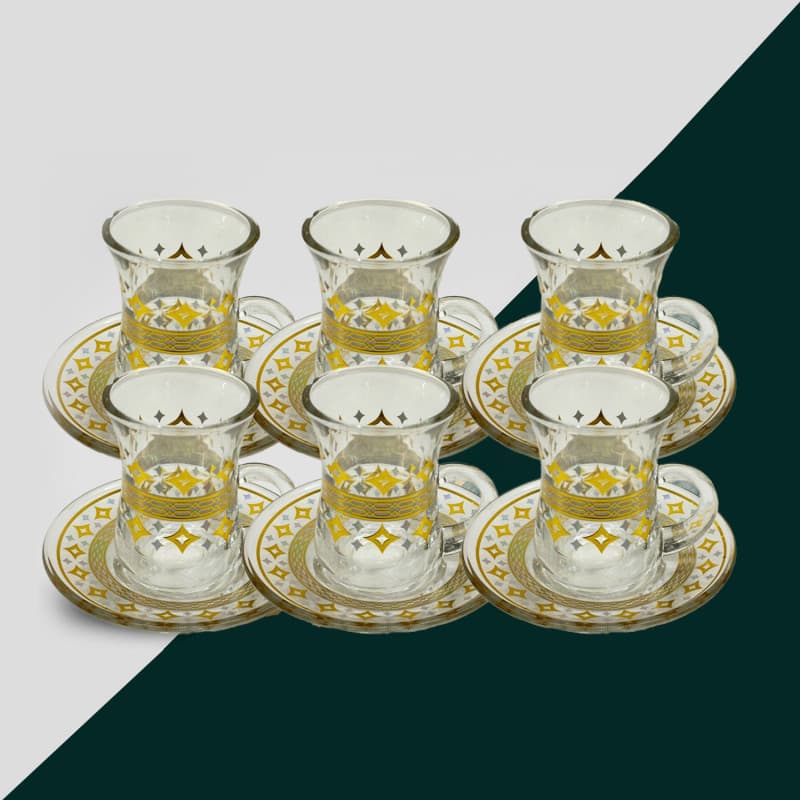 Tea cup set 6 pcs · Drinkware