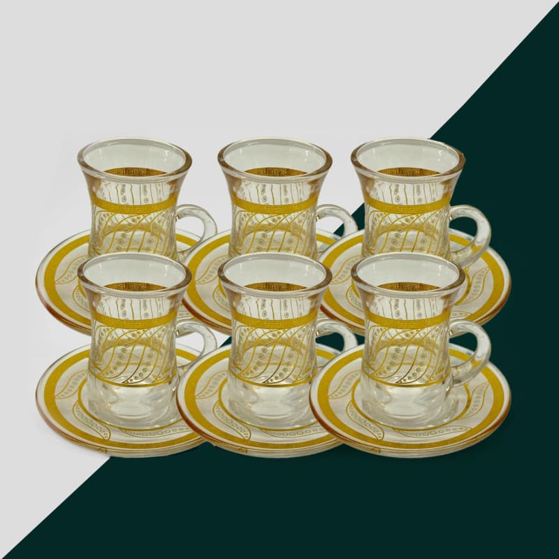 Tea cup set 6 pcs · Drinkware