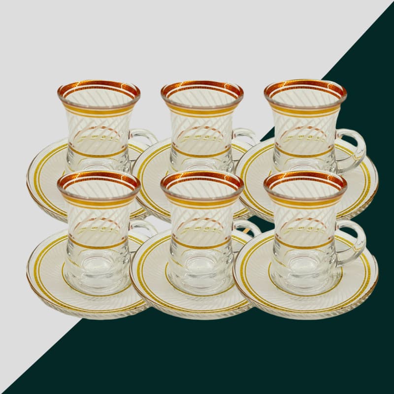 Tea cup set 6 pcs · Drinkware