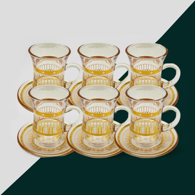 Tea cup set 6 pcs · Drinkware