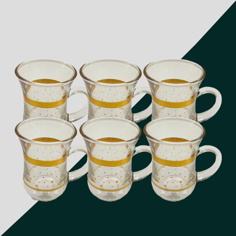 Tea cup set 6 pcs · Drinkware