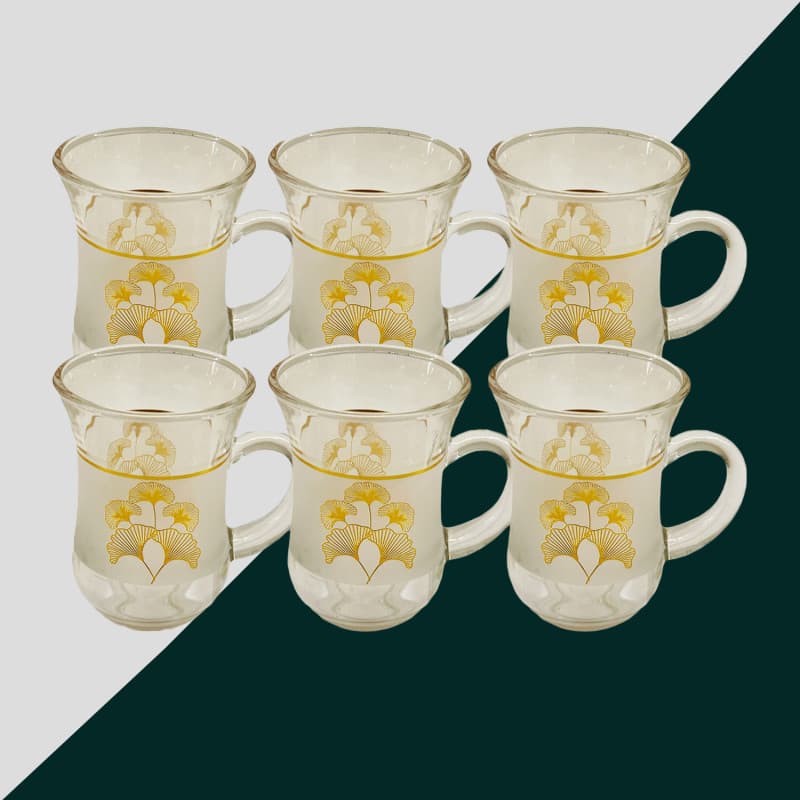 Tea cup set 6 pcs · Drinkware
