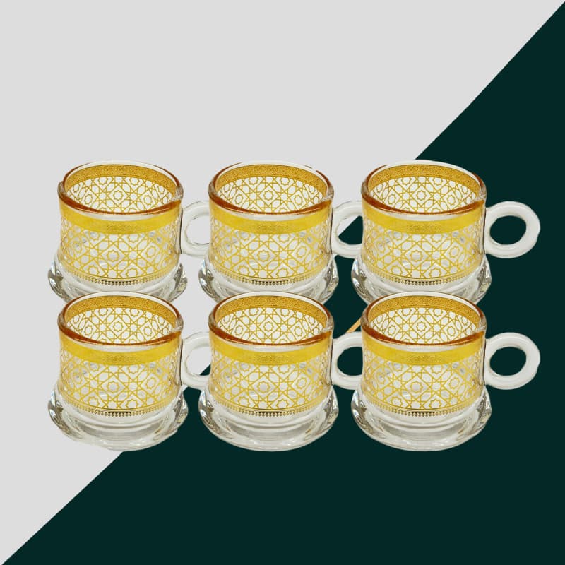 Tea cup set 6 pcs · Drinkware