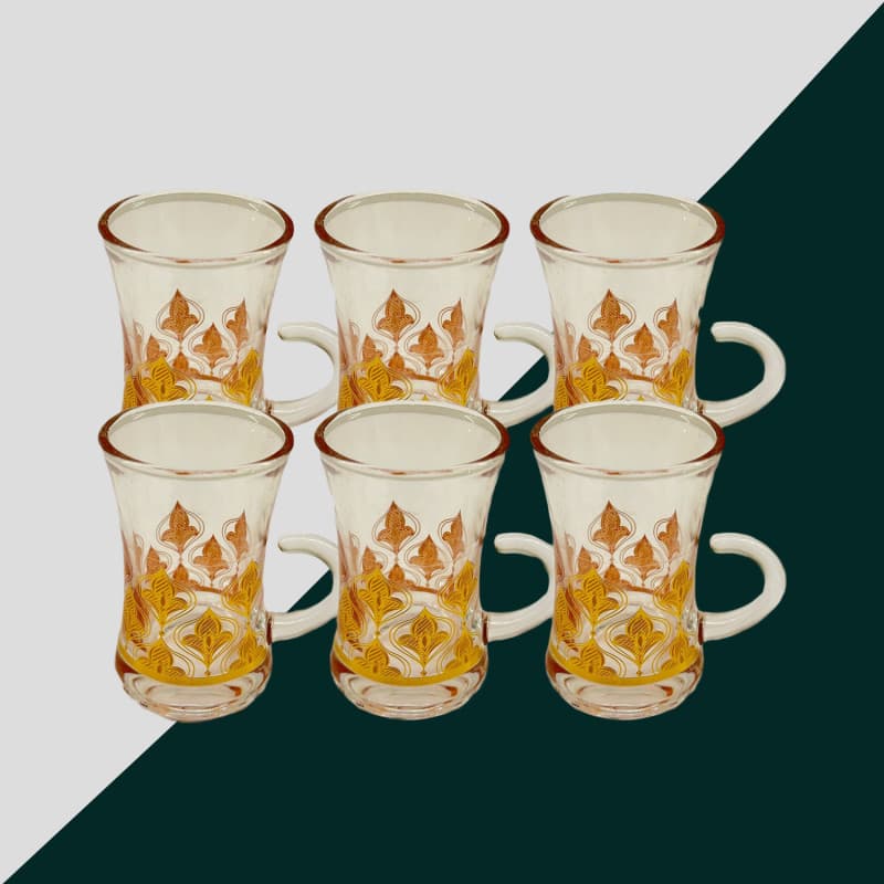 Tea cup set 6 pcs · Drinkware