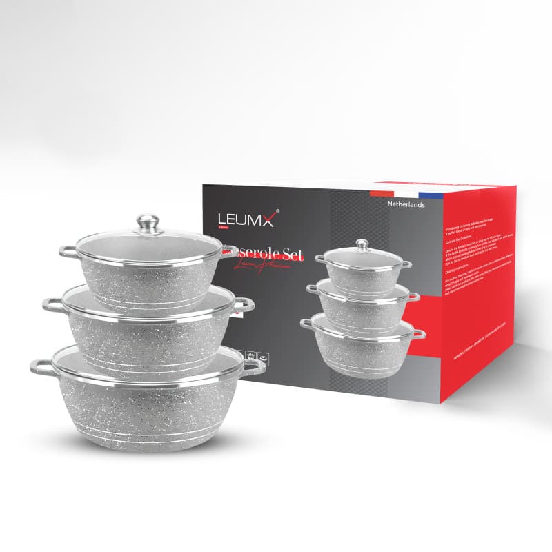 Granite cookware set grey · Kitchenware