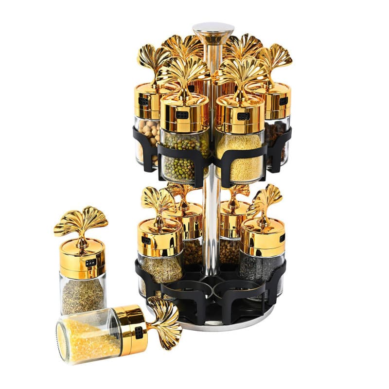 Spice rack golden · Kitchenware