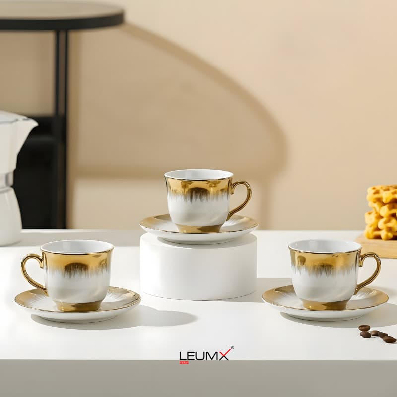 Cup & saucer set – 6 pcs · Drinkware