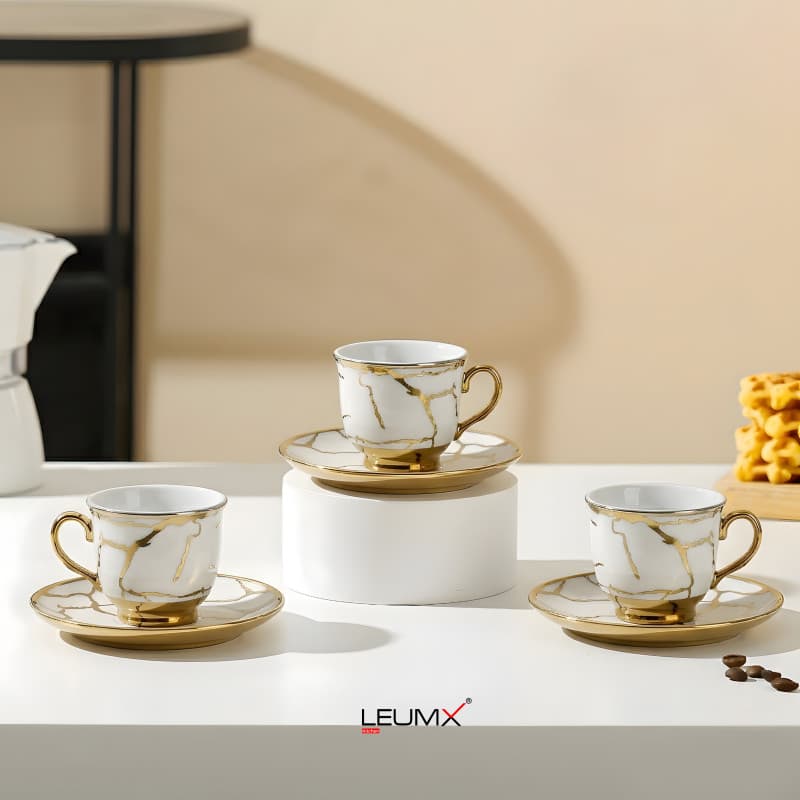 Cup & saucer set – 6 pcs · Drinkware